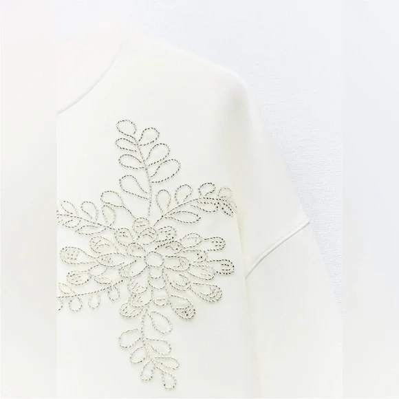 BNWT ZARA JEWEL SWEATSHIRT - Picture 6 of 8